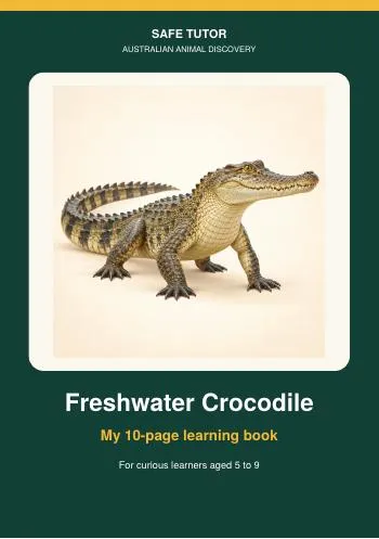 Cover of the Freshwater Crocodile book