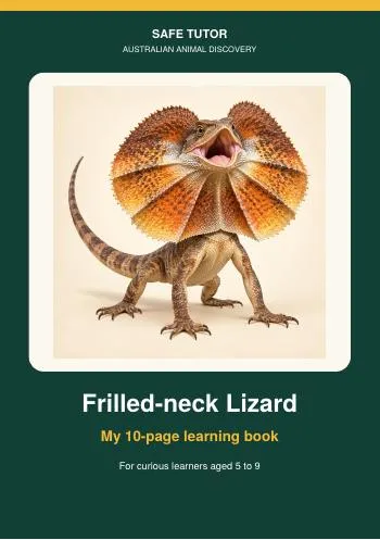 Cover of the Frilled-neck Lizard book