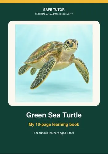 Cover of the Green Sea Turtle book