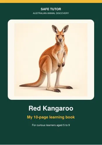 Cover of the Red Kangaroo book