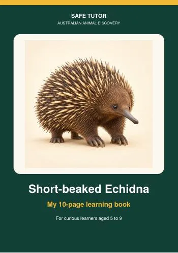 Cover of the Short-beaked Echidna book